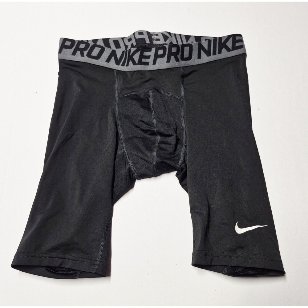 ​Nike Pro Black Dri FIT Compression Shorts 6" Mens M ACTIVE Gym Workout  NWOT